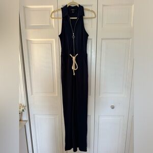 Forever 21 navy jumpsuit